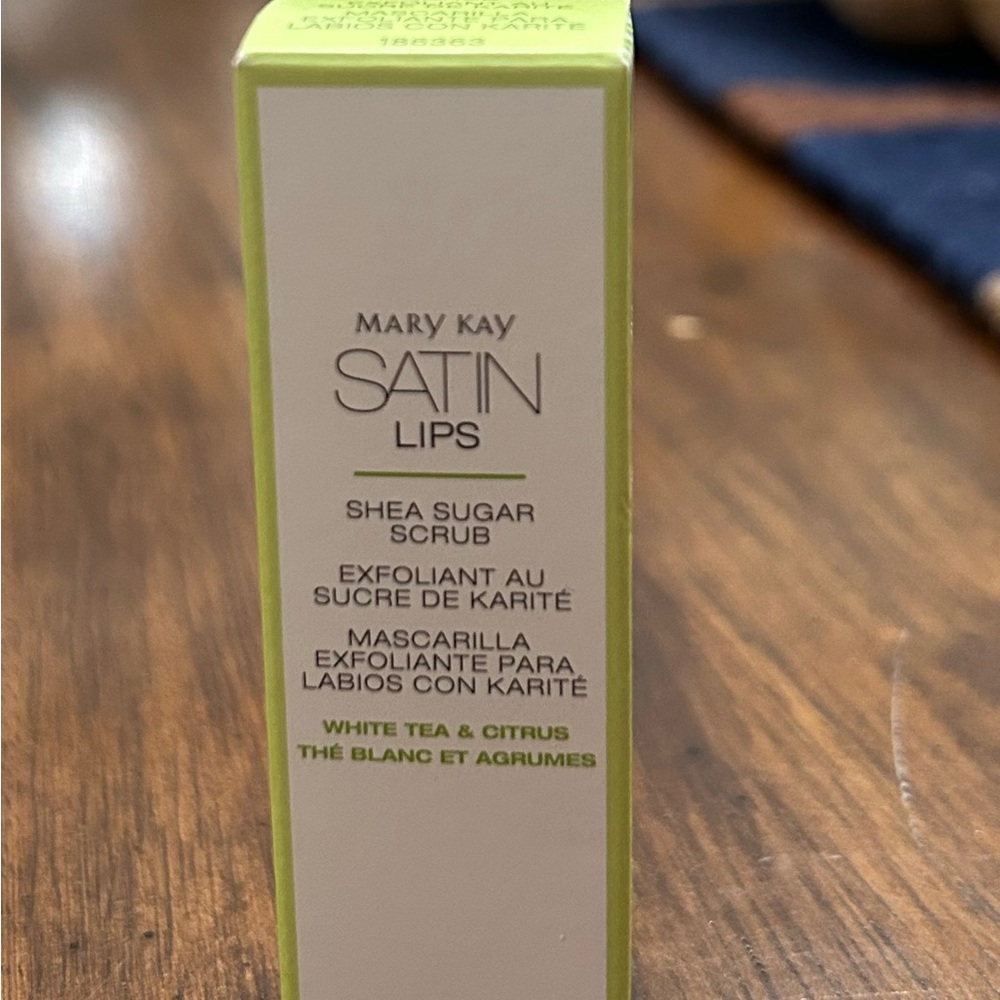 Mary Kay Satin Lips Shea Sugar Scrub - White Tea & Citrus